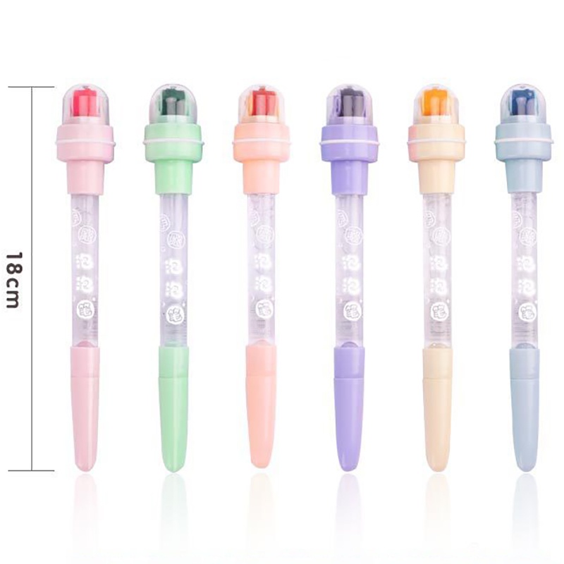 Kreative Multifunktion 4 in 1 bläst Blase Stift rolle mit Siegel magischen Stift Hand Konto Stift Student Weihnachts geschenk Briefpapier – Detail 8