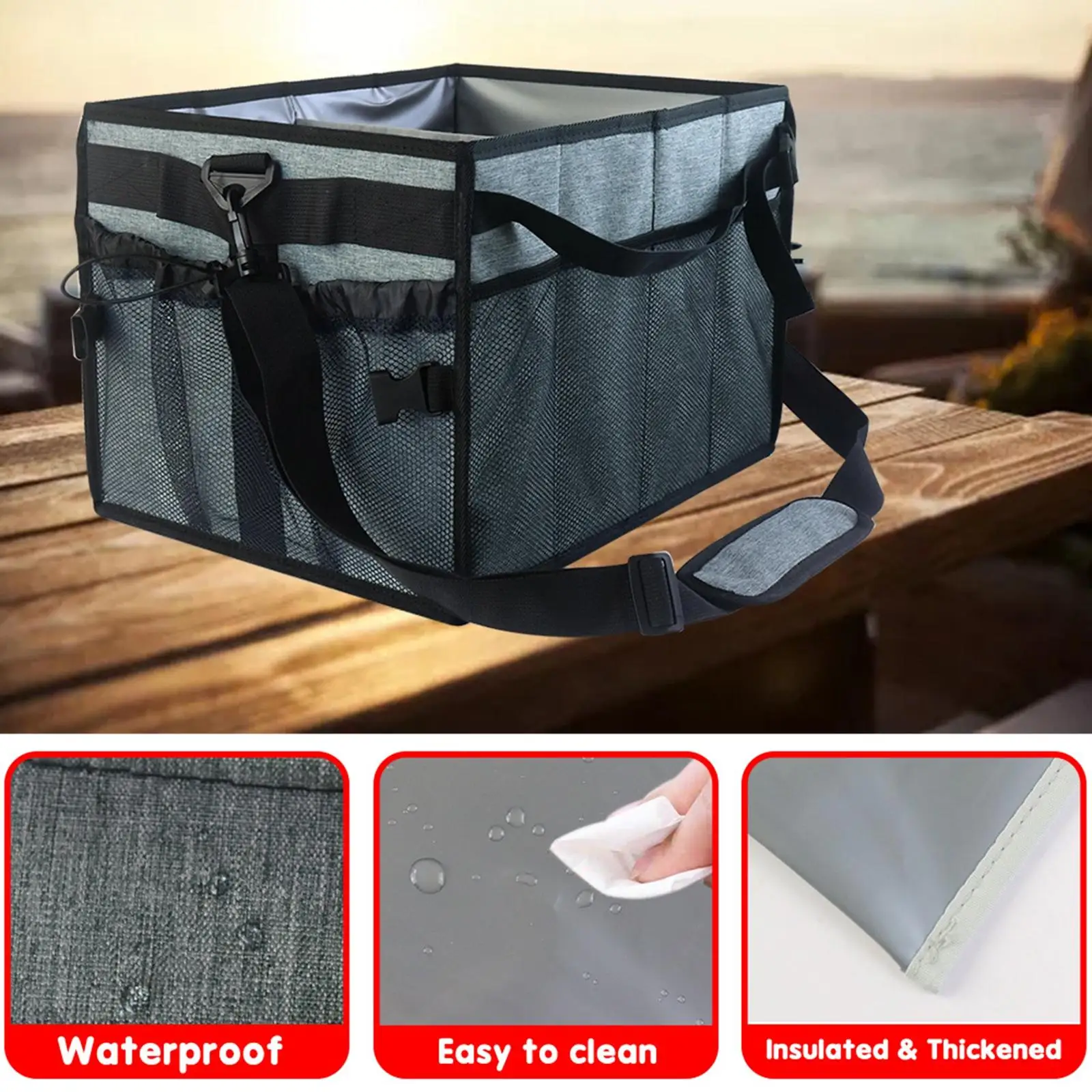 Barbecue Tool Storage Bag Waterproof Spice Containers for Grill Accessory
