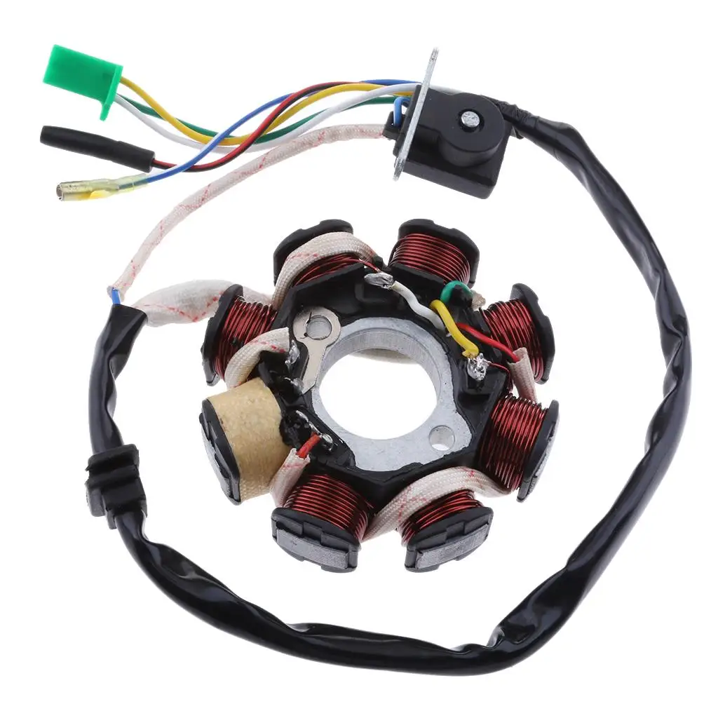 8 Pole  Ignition Stator Magneto For GY6 125 150 Moped Motorbike