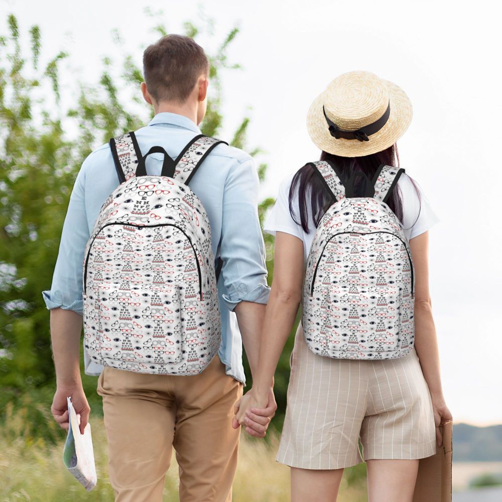 e mulheres, mochila para computador escolar, óculos,