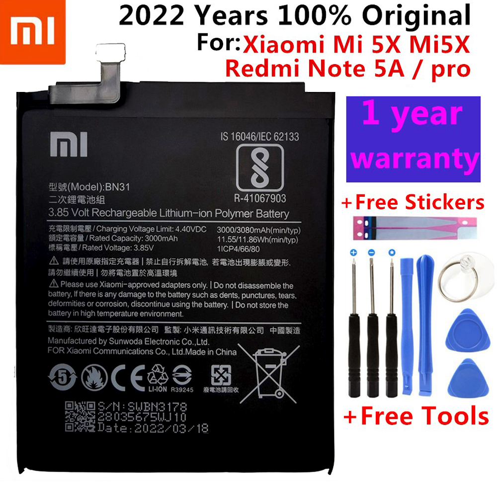 Original Battery For Xiaomi Mi Redmi Note Mix Max 2 3 3S 3X 4 4X 4A 4C 5 5A  5S 5X M5 6 6A Mi6X 7 8 9 MI9 Pro Plus Lite Batteries | AliExpress