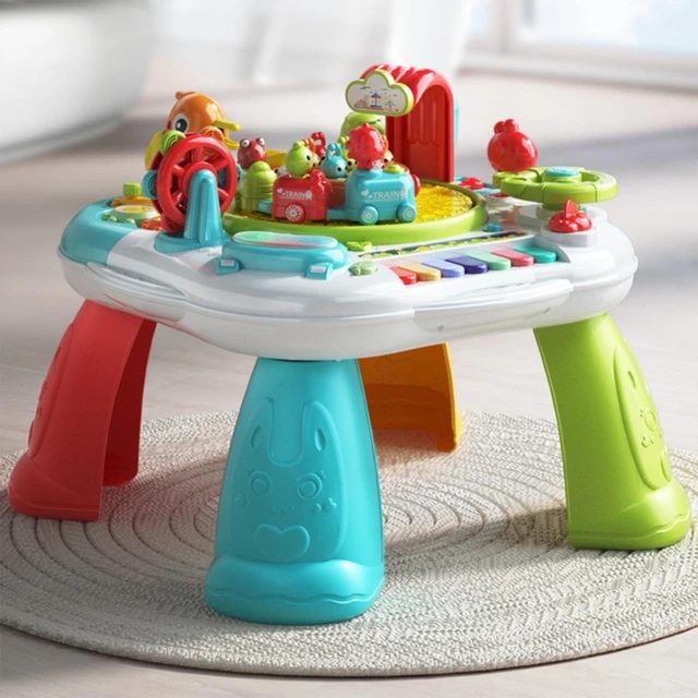 Mesa De Aprendizaje Musical De Juguete Para Bebés, Mesa De Juego De  Actividades Musicales De Educación Temprana Para Bebés, Juguetes Para Niños  Scienceny FN007773-01