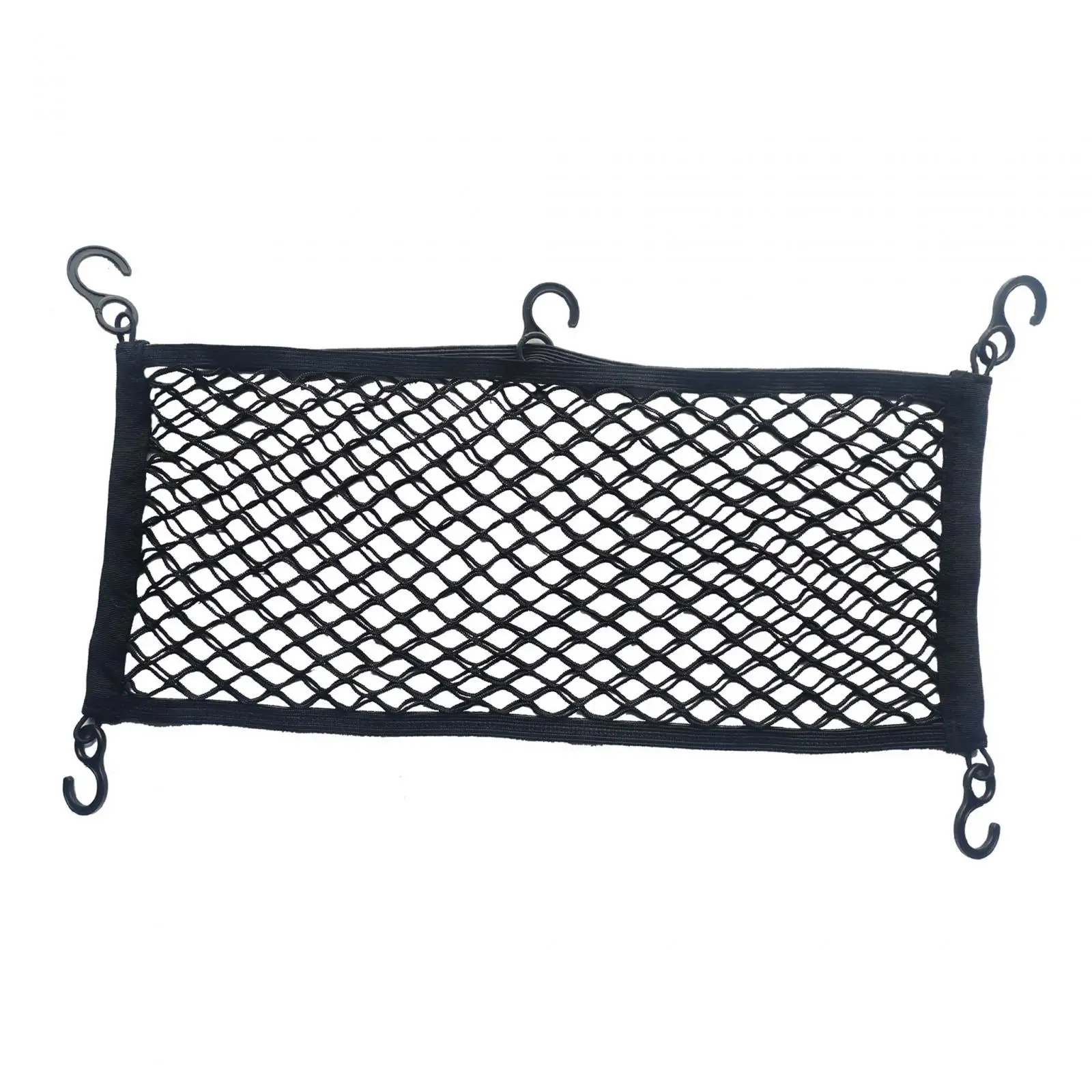 Folding Trolley Carts Net Elastic Outdoor Camping Carts with 5 Hooks Cargo Net for Cxxfeeding Bottles Carrying Diaper Water Cups
