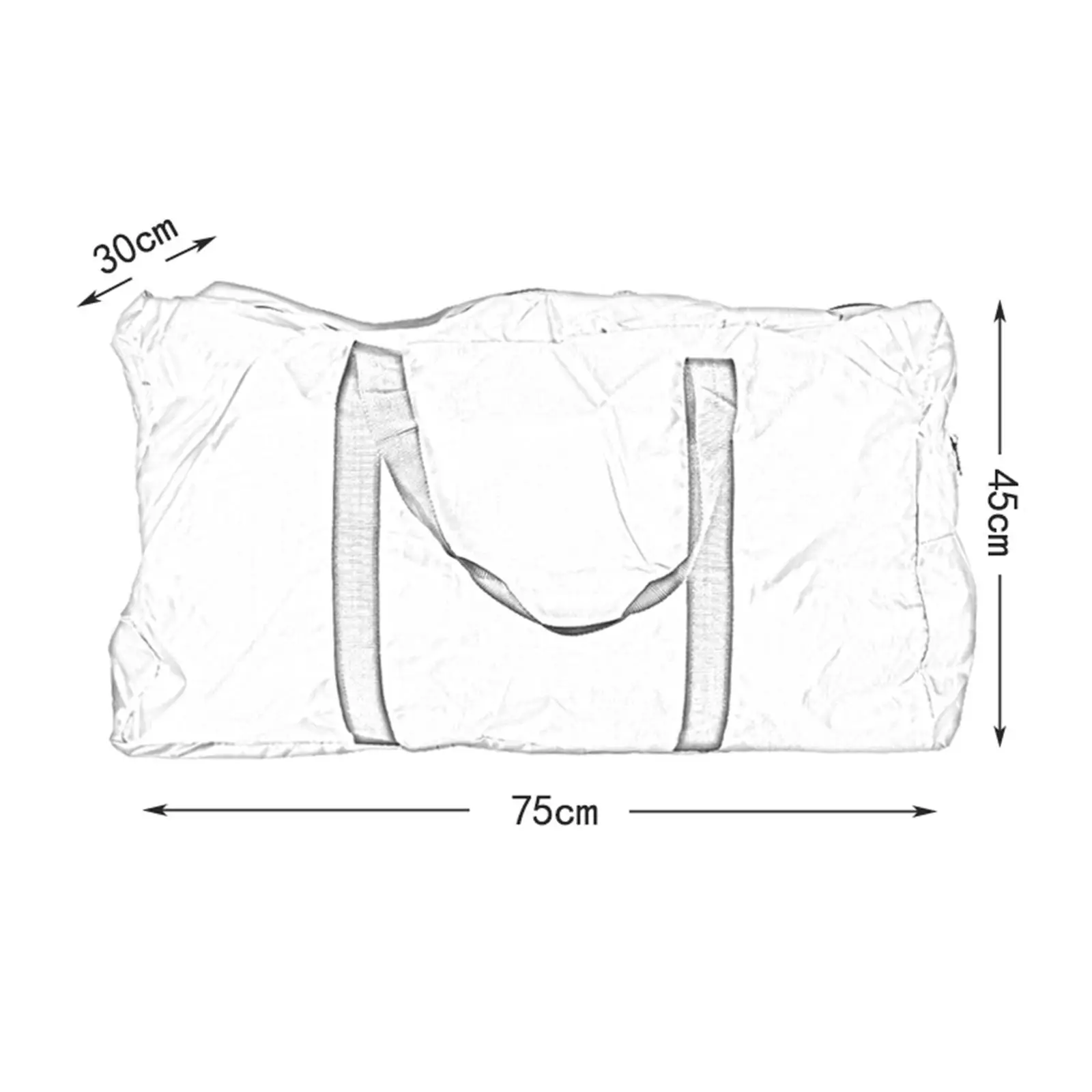 Large Storage Bag Inflatable Boat Bag W/ Handle Handbag Sack Boating Rowing