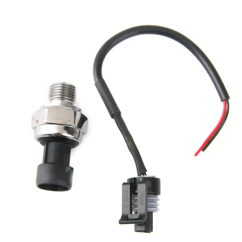 5V DC G1/4 Pressure Transducer Sensor 0-0.8MPa for Oil Fuel Diesel Gas Air