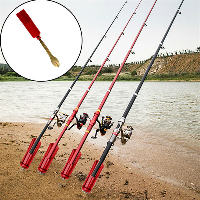 Outdoor Fishing Rod Holder Plug Insert Ground Tool Lightweight Folding  Stand Pole Sea Rod Bracket Portable Fishing Rod Holders - AliExpress