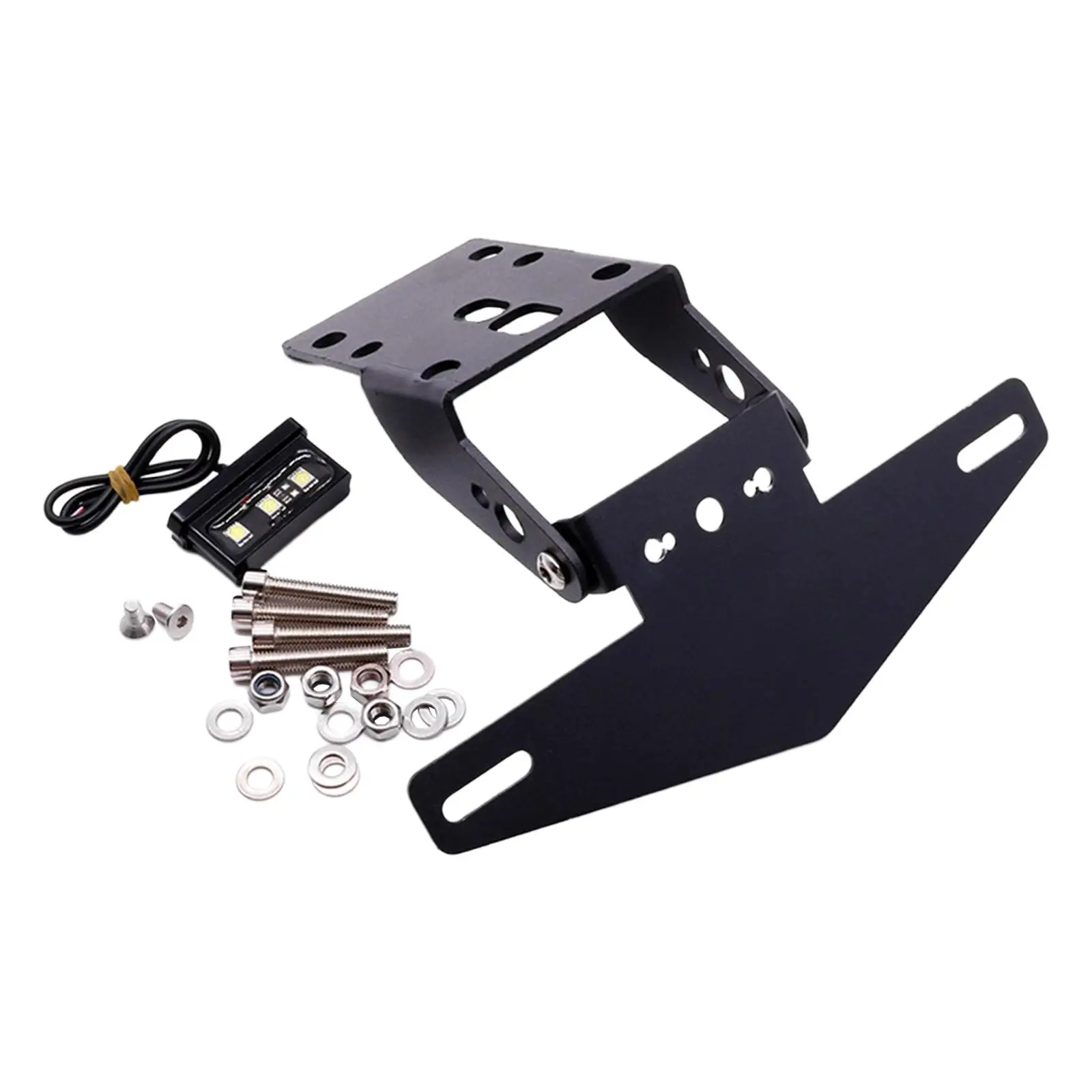Licence Plate Holder Adjustable Angle Tail   Bracket for 125 200 250 390 790 1290 RC390  Parts Black