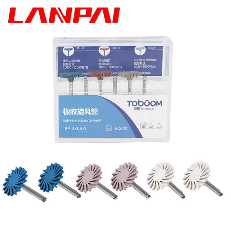 Best of 6pcs / box Lanpai Dental Rubber Polisher Composite Resin Polishing Head RA Dentist Tools Dentistry Materails Reviews & Tips