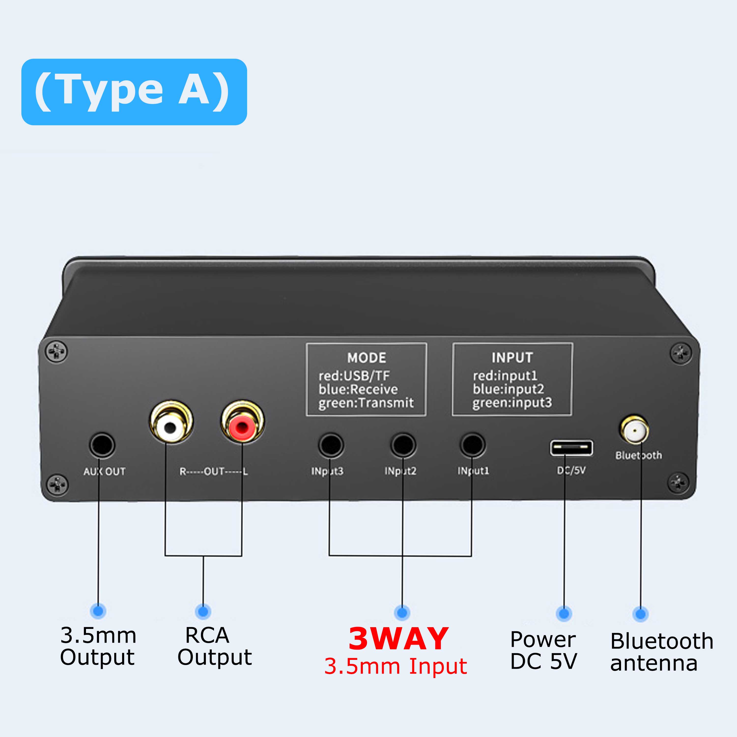 TV, Comutador De Áudio, Adaptador De Auricular,