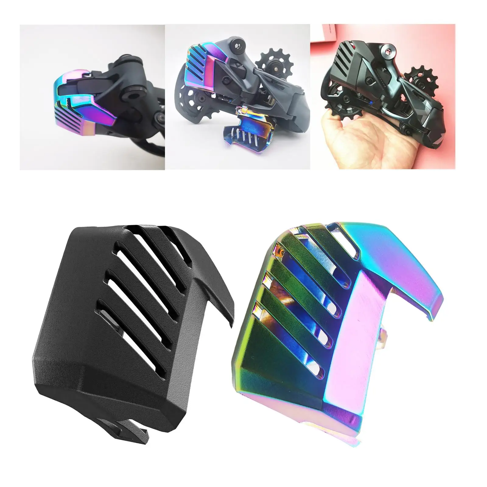 Rear Derailleur Protector Cover Case Bicycle Protective for Gx Eagle x01 XX1 Axs Mountain Bike Durable Easy to Install