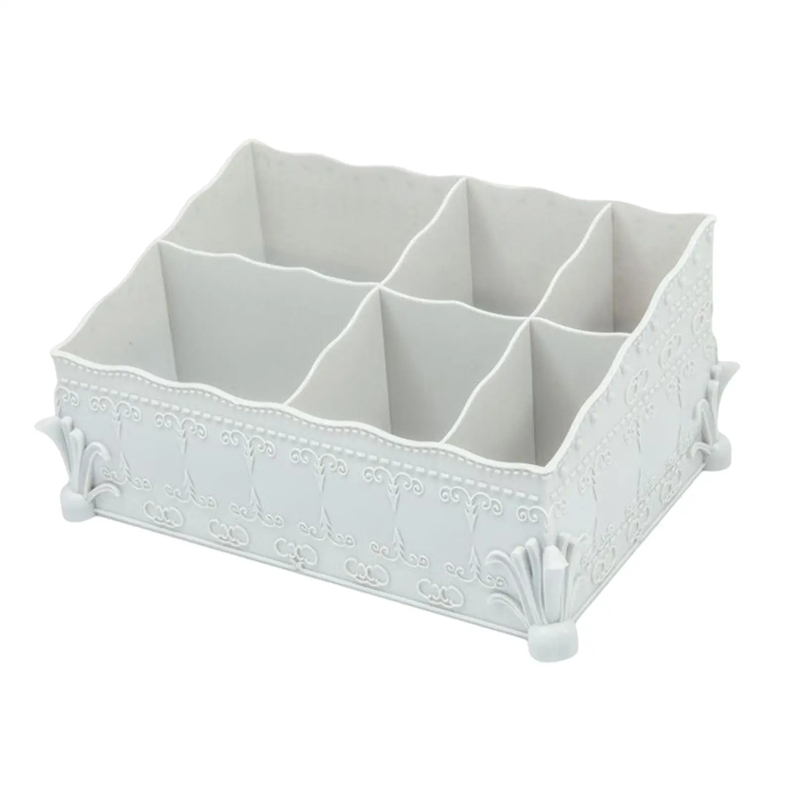 Cosmetic Storage Box Lipsticks Vanity Countertop Desktop Organizer Cosmetic Storage Display Case for Kitchen Bedroom