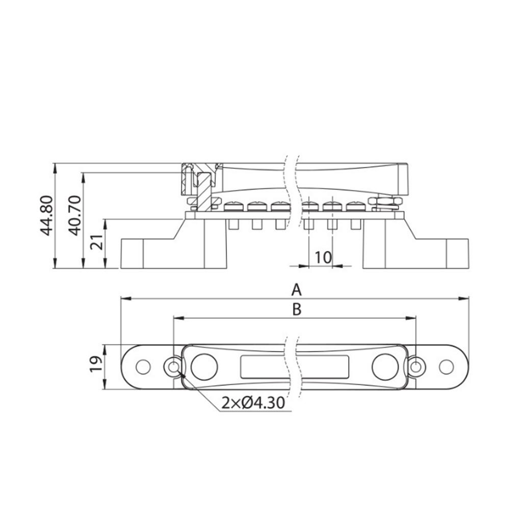 Bus Bar Terminal Junction Box 12-48 With Cover Lid Boat Caravans Truck New