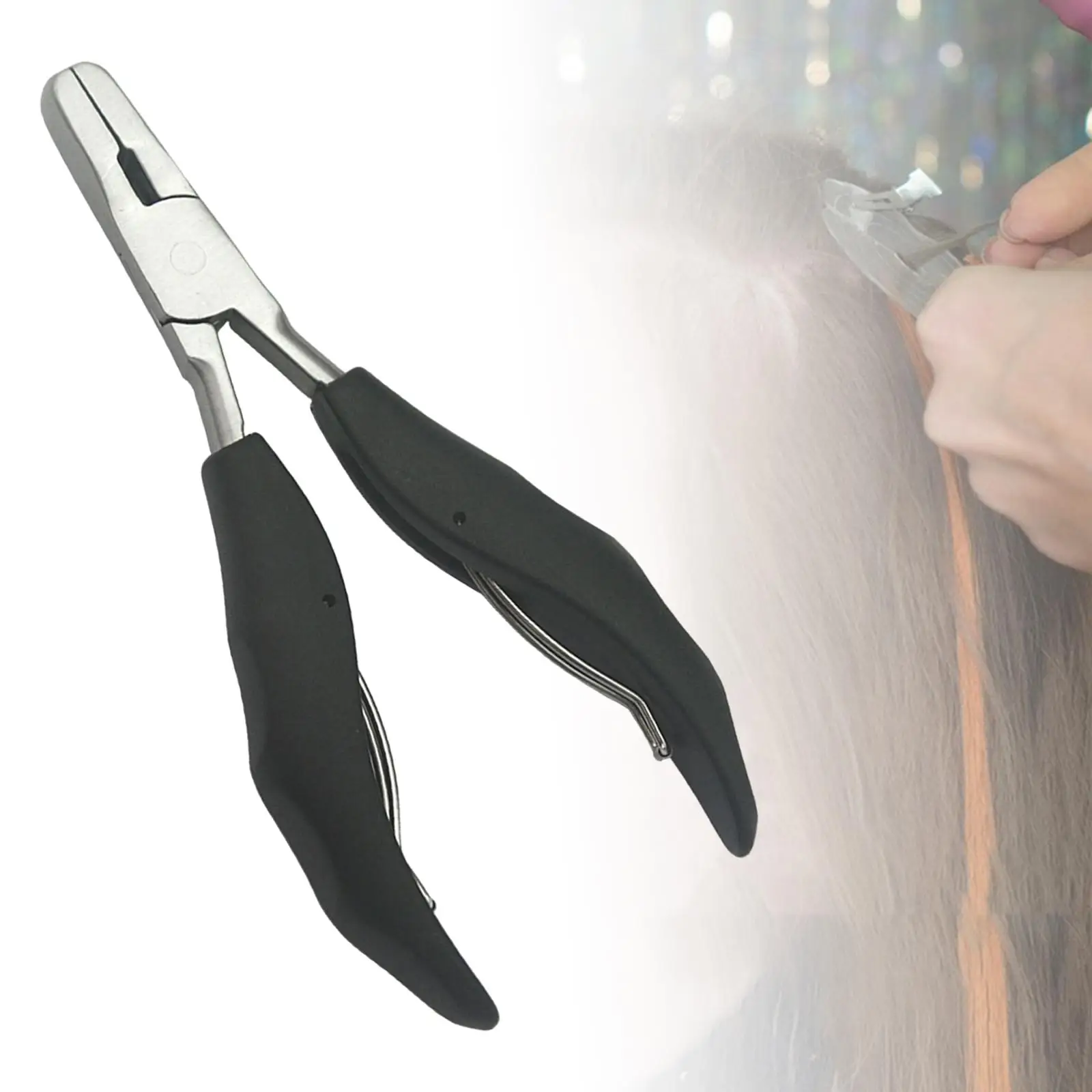 U Shape Hair Extensions Pliers for Hair Extensions Removal Tools Fusion Glue Remover