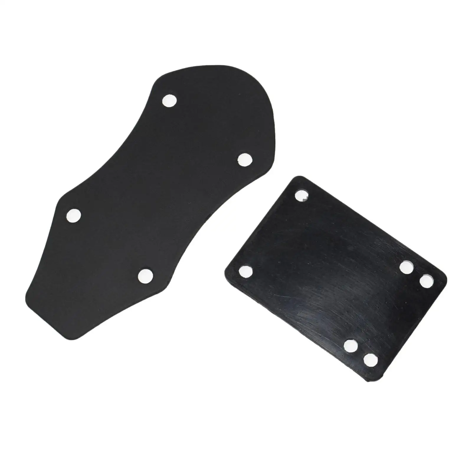 2pcs 3 mm Skateboard  Pads Soft Longboard Shock  Pads Black Shockpads for Impact Absorption