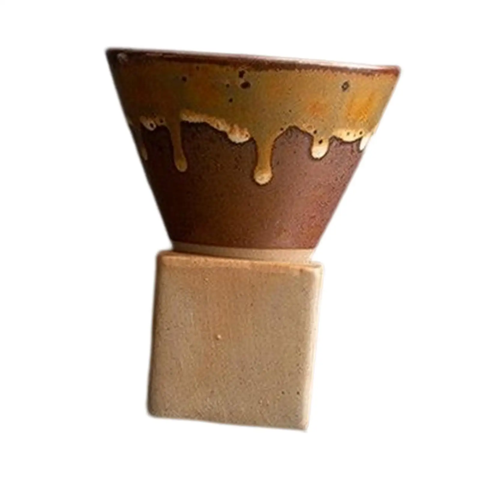 Cappuccino Mug Ceramic Creative Japanese Style Rustic Pottery Mug for Cafe Bar Pour over Coffee Maker Espresso Machine Accessory