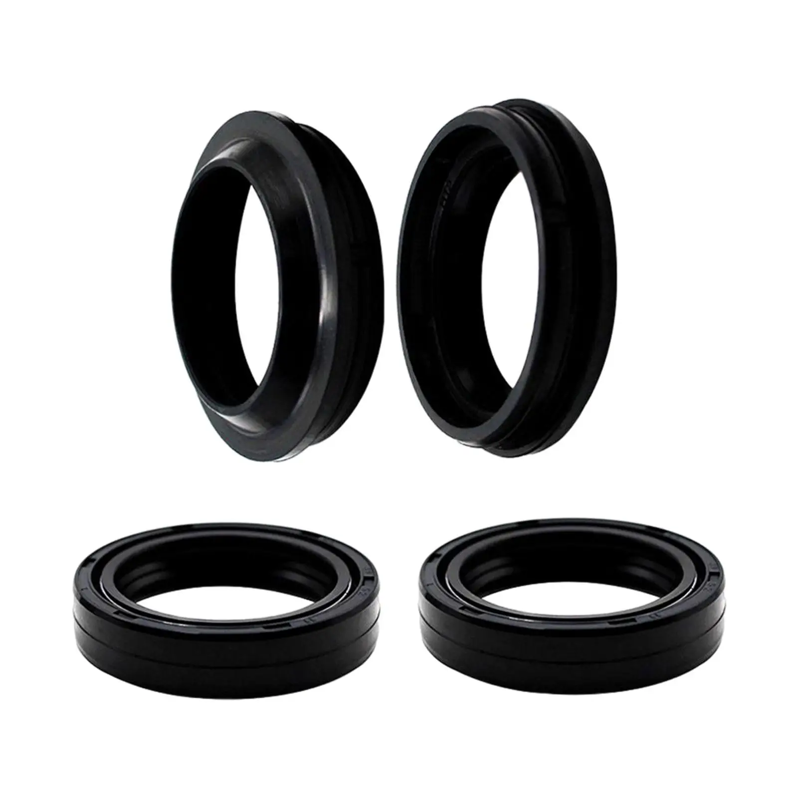 Front Fork Shock Oil Seal and Dust Seal Set Rubber for BMW G650GS G650x