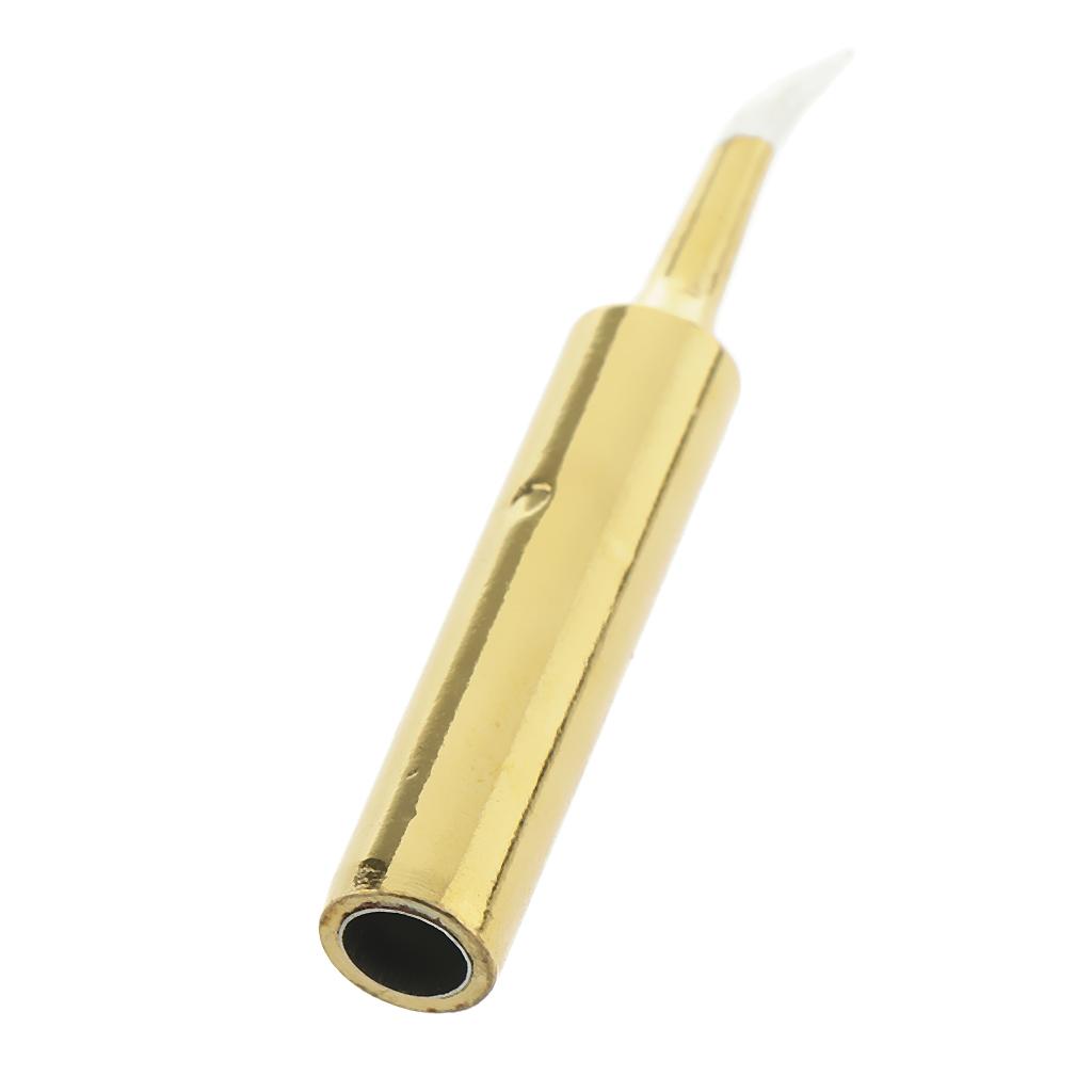 Golden Lead-free Welding Tips Soldering Iron Tip Special Curved Type