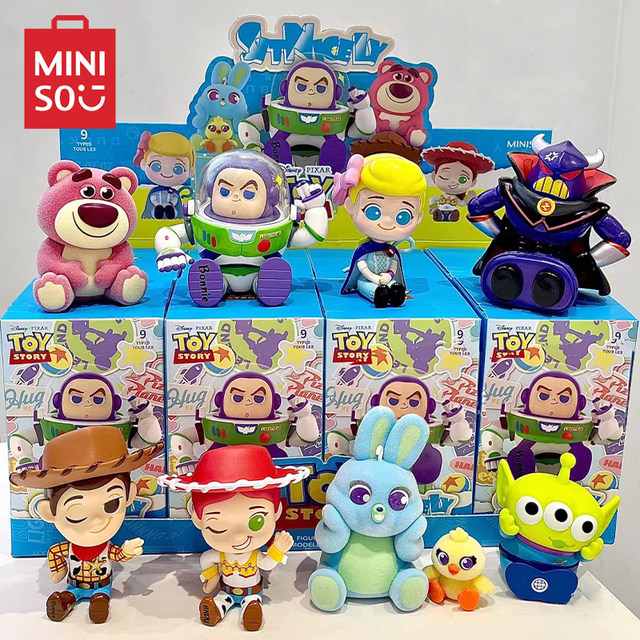 MINISO Blind Box Disney Pixar Buzz Lightyear Alien Lotso Ducky Bo Peep  Woody Jessie Model Children Toys Birthday Gift Christmas - AliExpress