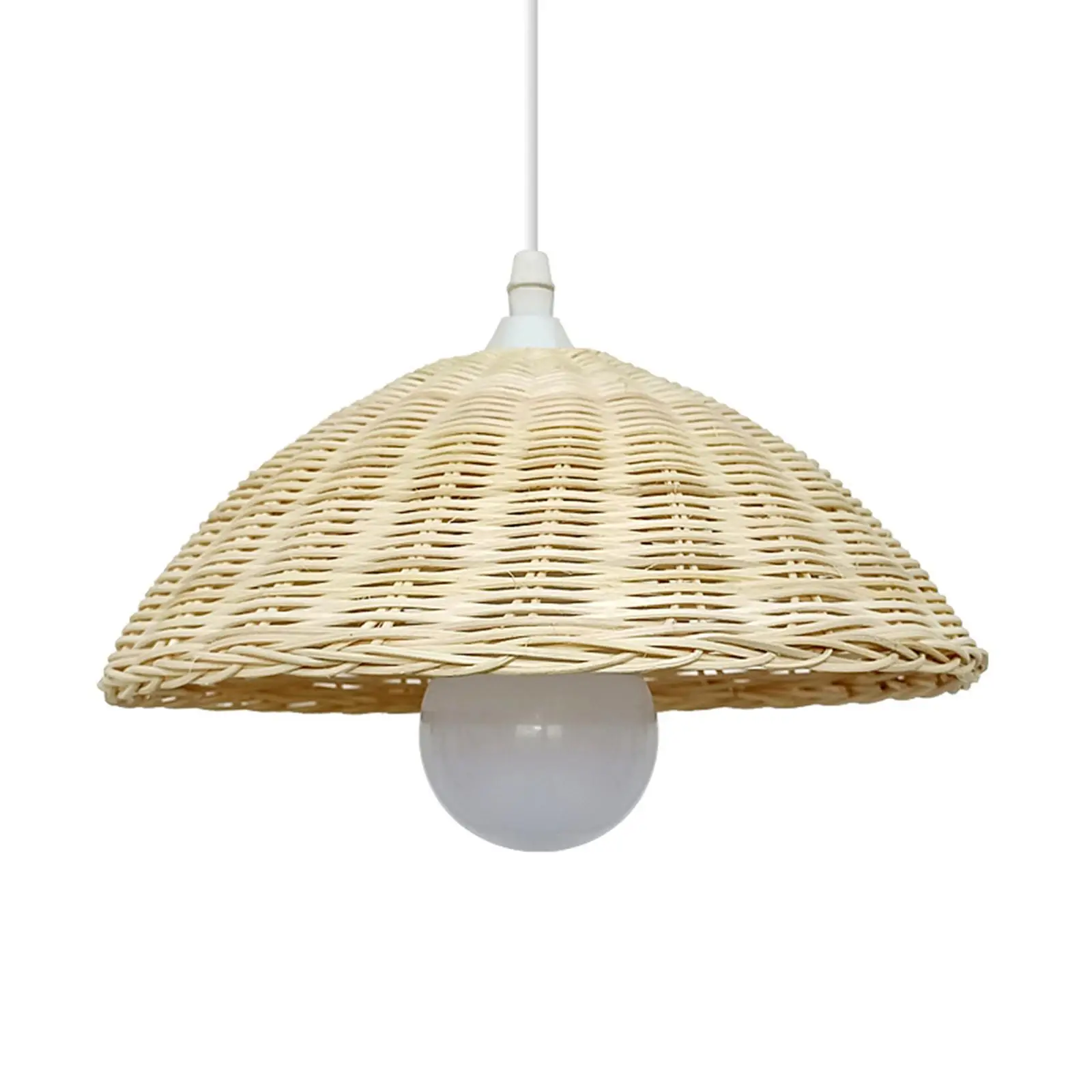 Bamboo Lamp Shade Ceiling Light Bamboo Dome Shade for Teahouse Dining Room Restaurant