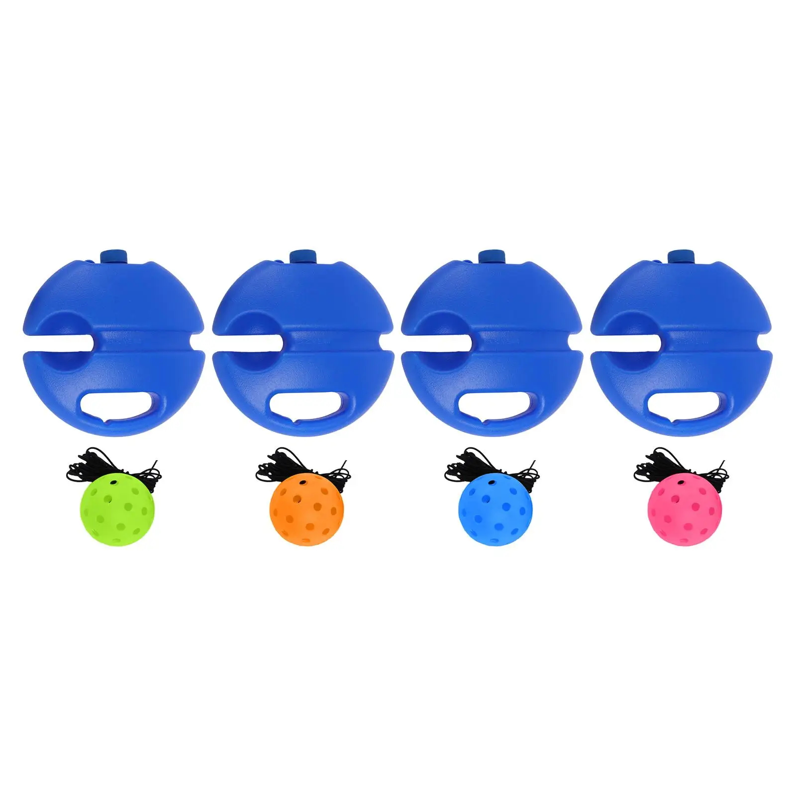 Pickleball Trainer with 40 Holes Pickleball Ball Pickleball Accessories Pickleball Training Aid for Sport Single Player Adult