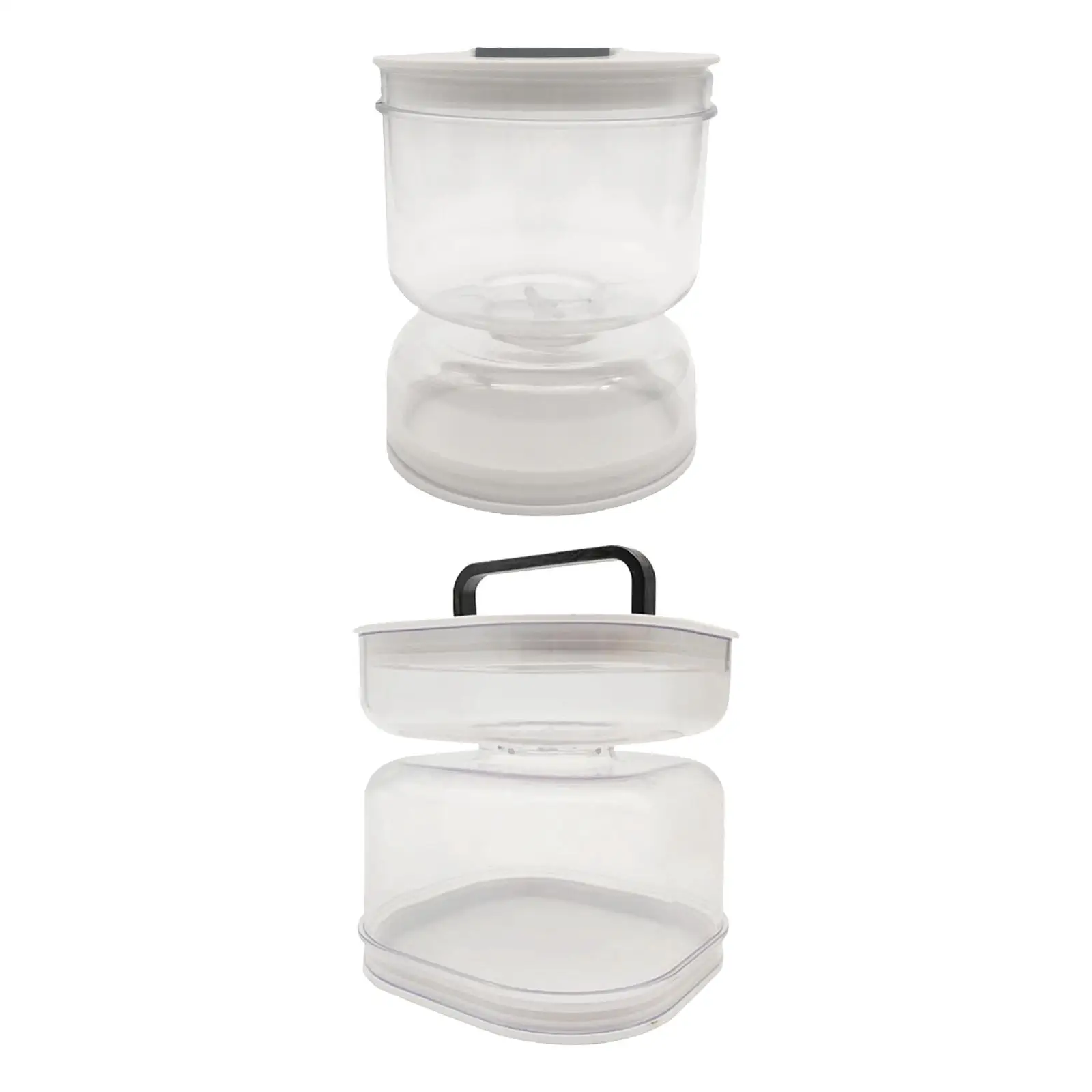 Olive Hourglass Jar Airtight Kimchi jar Accessories Juice Separator Pickle Flip