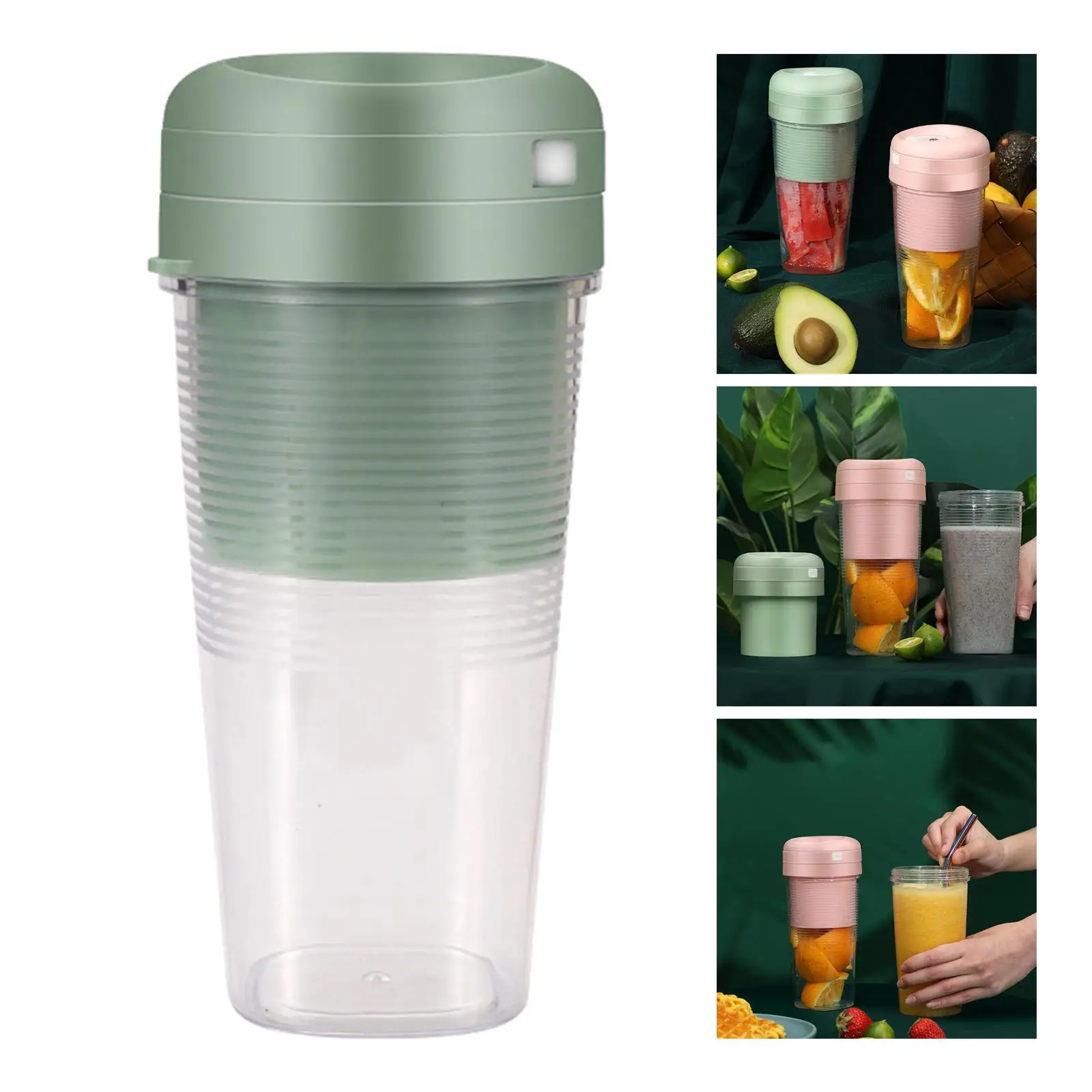 Mini Juicer for Shakes and Smoothies Personal Size Home Jucie Fruit Blender Multifunction Juice Mixing Cup for Outdoor Travel