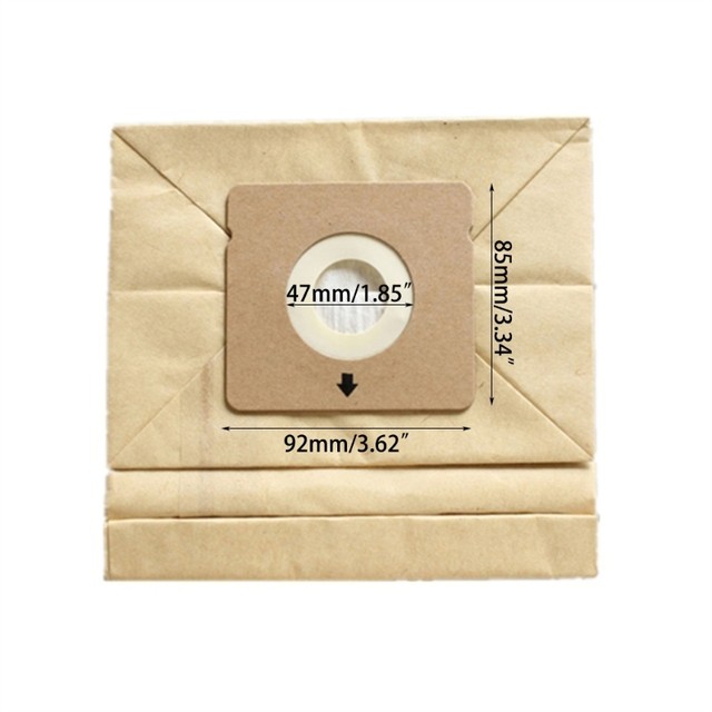 10pcs Dust Filter Paper Bag Reusable Garbage Bin For Rowenta
