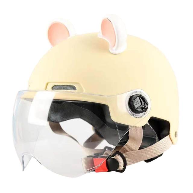 Open Face Moped Helmet Fashion Novelty Lightweight Half Helmet Accessory for Chopper Cruiser Electric Motorcycles Moped Men
