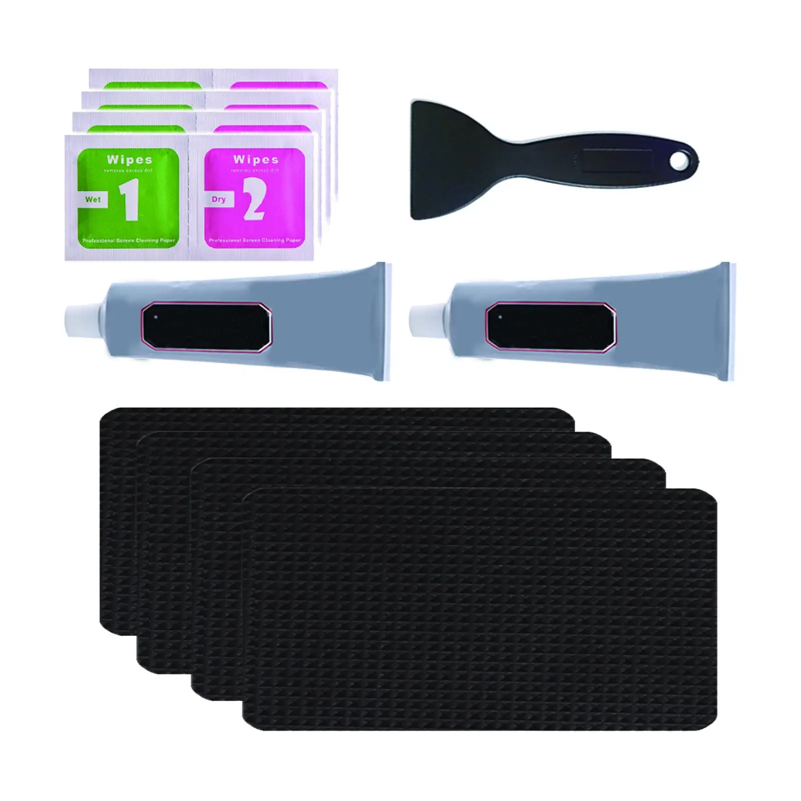 Trampoline Repair Kit Trampoline Replacement Mat Rectangular on Patches Repairing Tools for Outdoor Tent