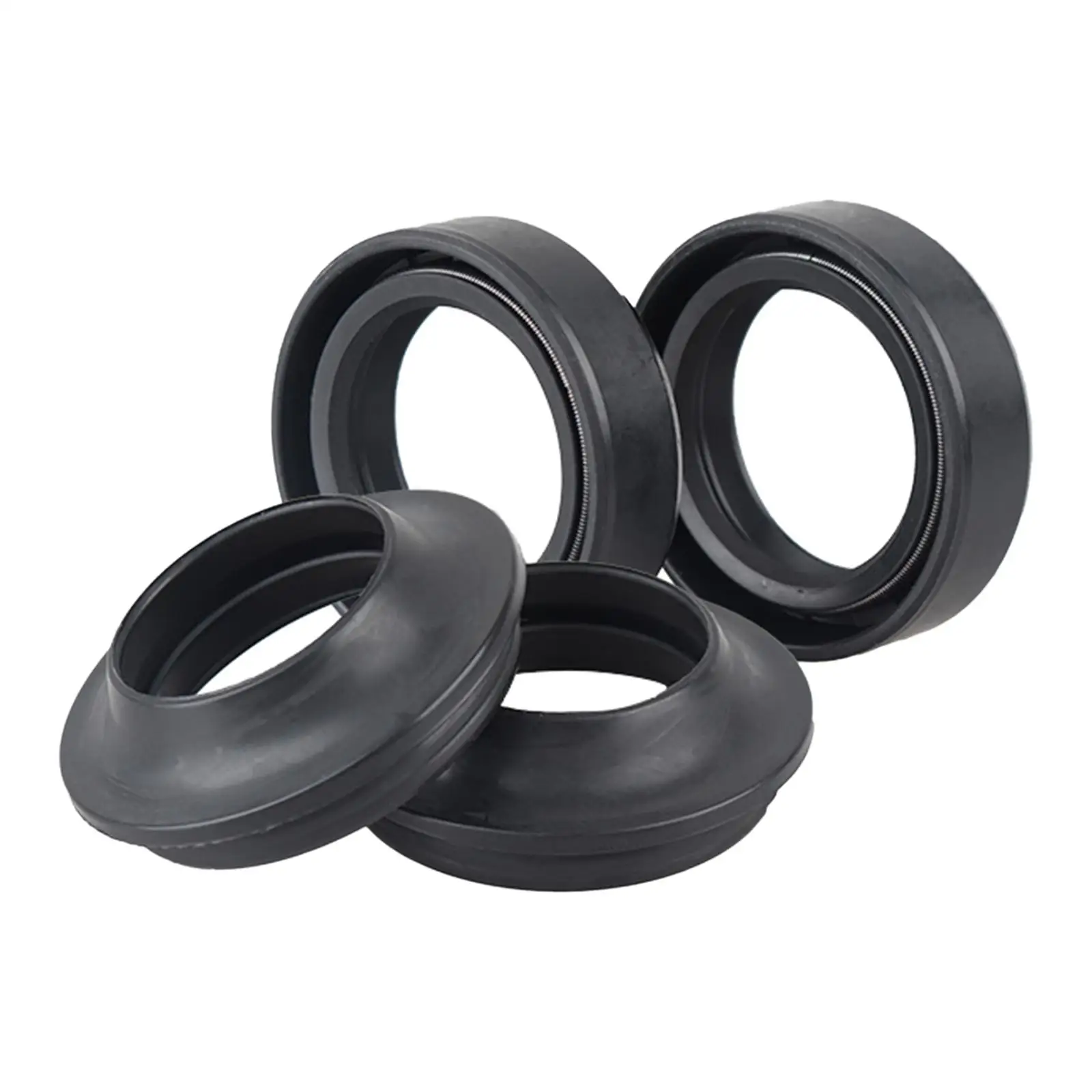 4 Pieces Oil and Dust Seal Motorcycle Accessories for Yamaha Ttr90 MX80