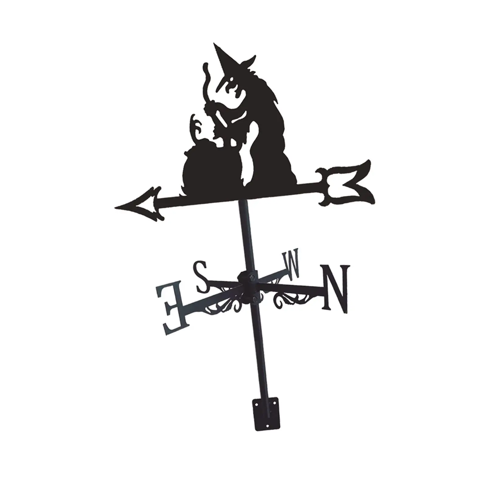 Wrought Iron Weathervane Direction for Yard Courtyard Cottage