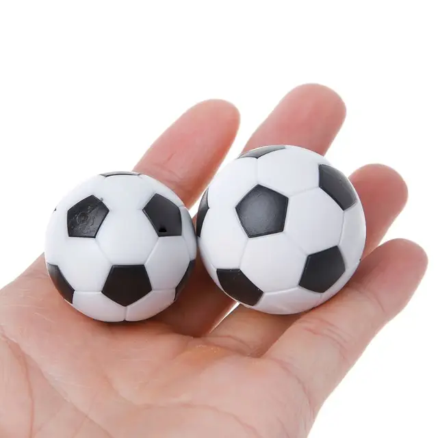 8 bolas de futbolín de 32 mm, bolas de repuesto de futbolín de resina  ecológicas, mini bolas de mesa de futbolín para niños y adultos (blanco y  negro) oso de fresa Electrónica