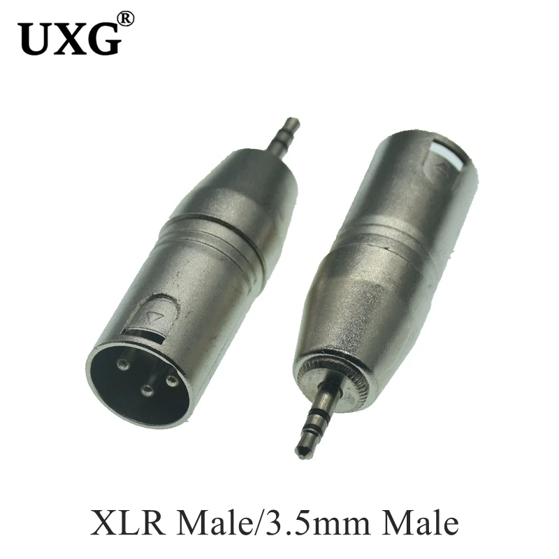 1 stücke XLR 3 Pin Buchse auf 3,5mm Buchse & Stecker 1/8 "TRS Mini Weibliche Stereo mikrofon Audio Adapter Konverter Stecker – Detail 6