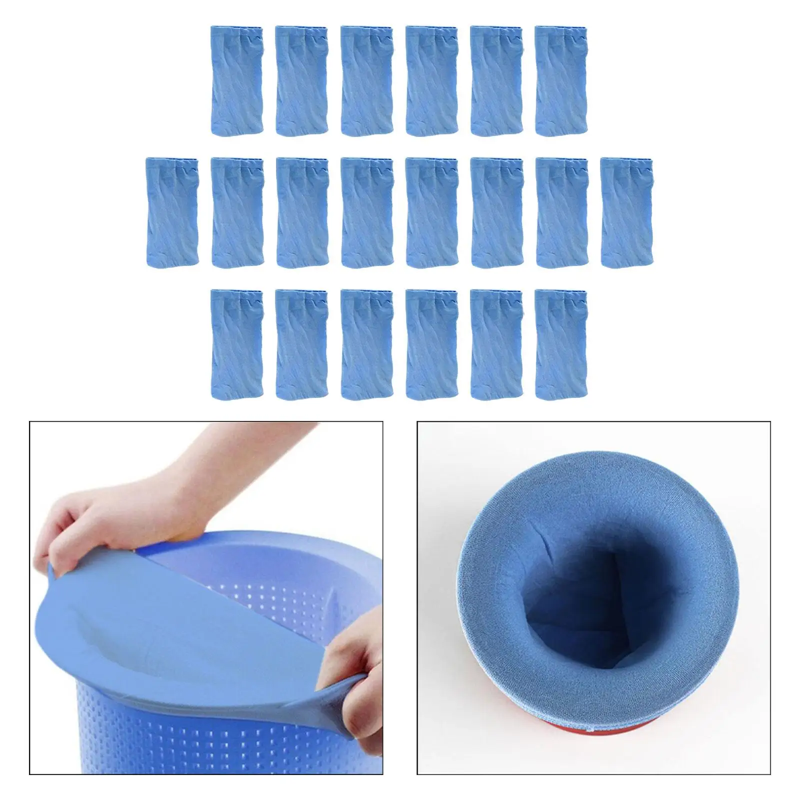 20 Pieces Storage Pool ,Skimmer Socks Filters Baskets Round Pool Net Sock Mesh