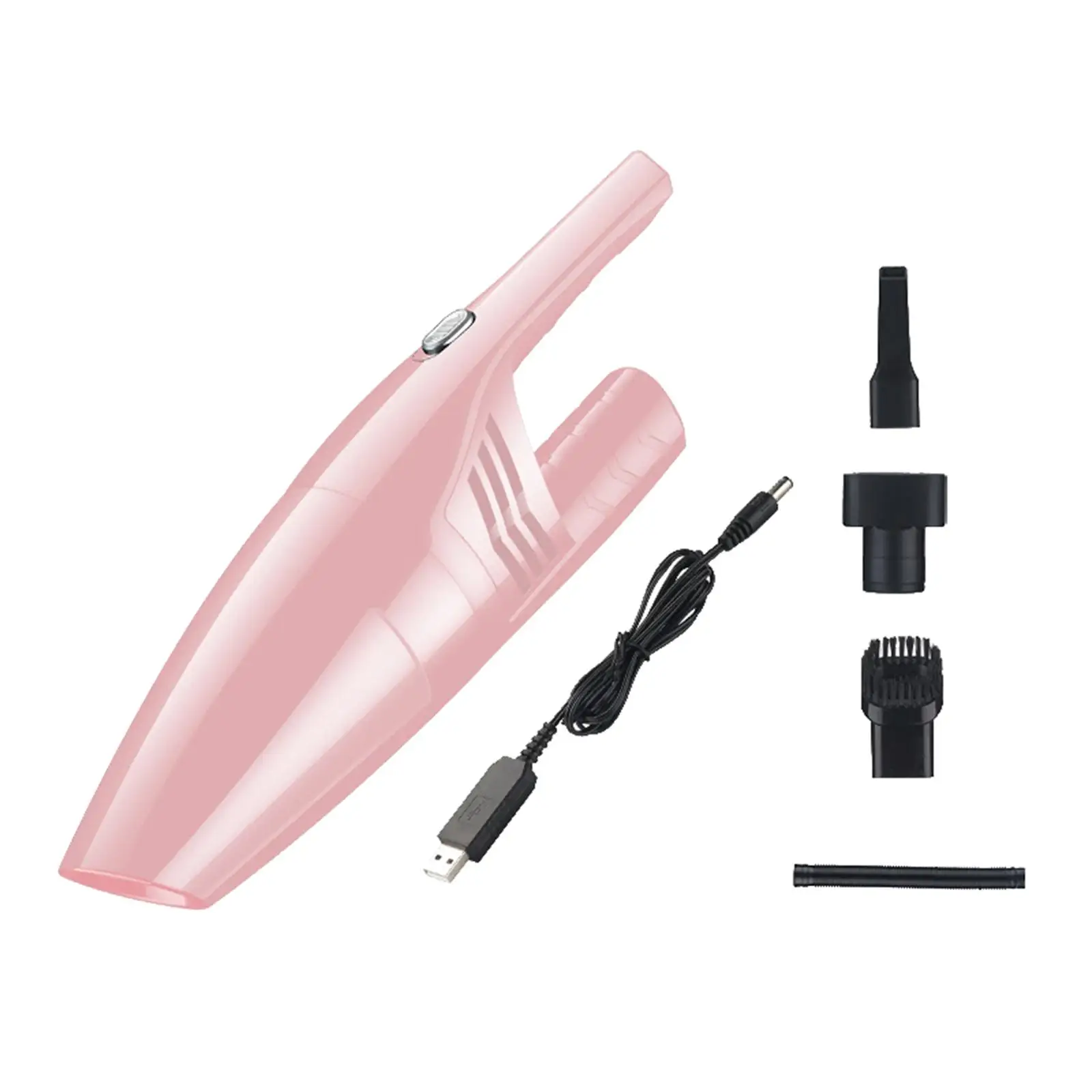 Portable Car Home Vacuum Cleaner, 4500PA Lightweight, 12000R/Min Washable Mini Office , Rechargeable Strong Suction