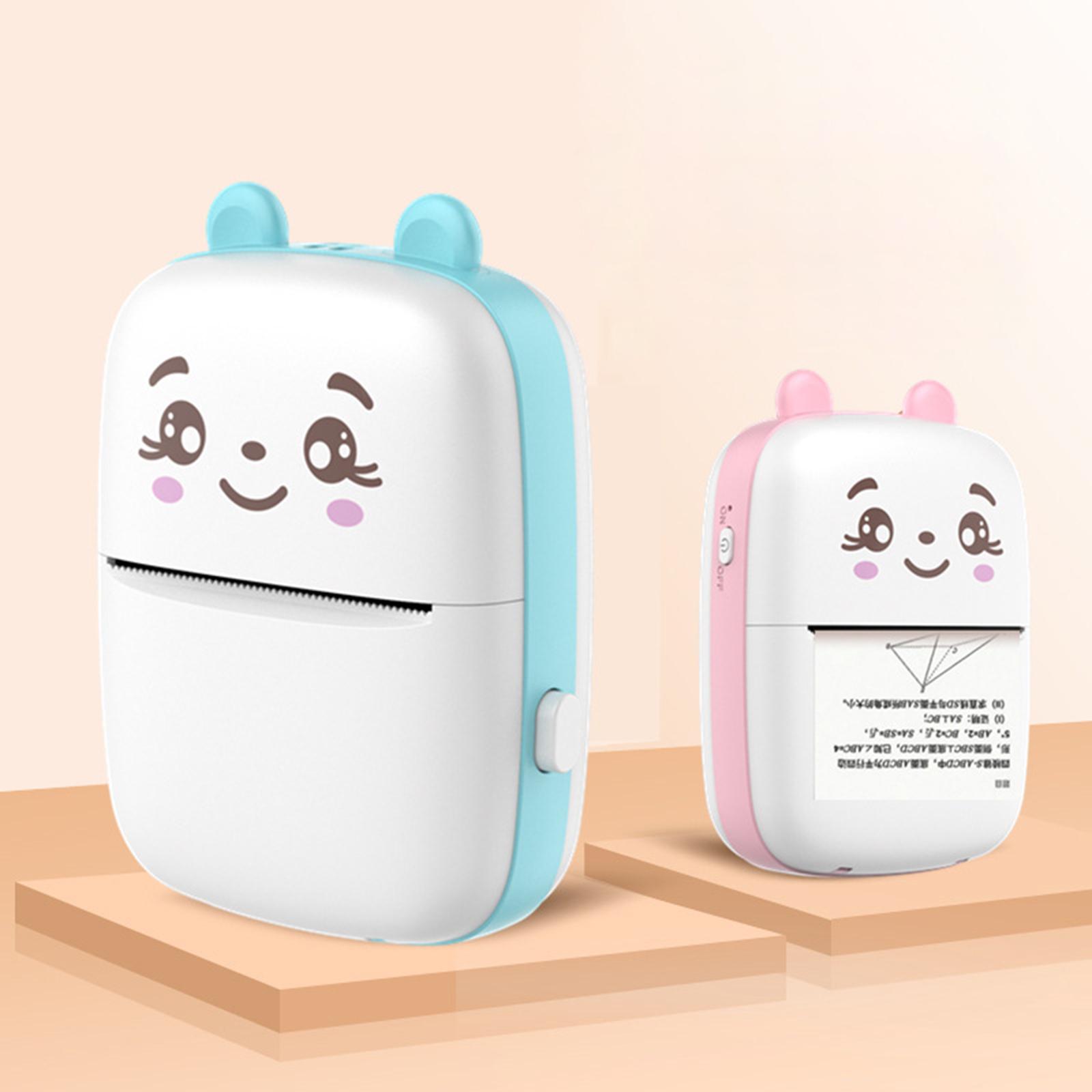 Mini Portable Sticker Printer 200DPI Home Office Use Printer Machine for Labels Pictures Photos