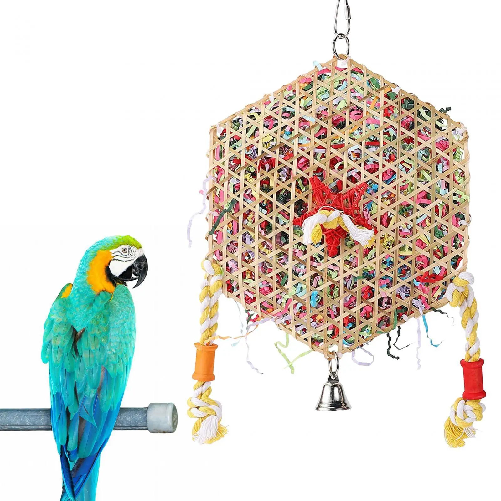 Bird Chewing Toy Parrot Toy for Macaws Small Medium Large Birds Finches