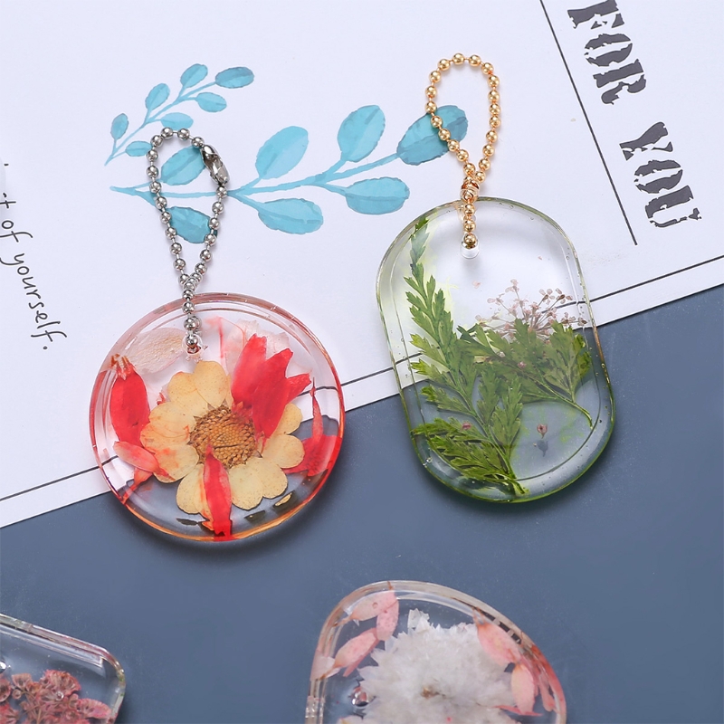 DIY Craft Hanging Pendant Mold Geometric Shape Hanging Listed Epoxy Resin Mold UV Crystal Resin Perforated Silicone Mold