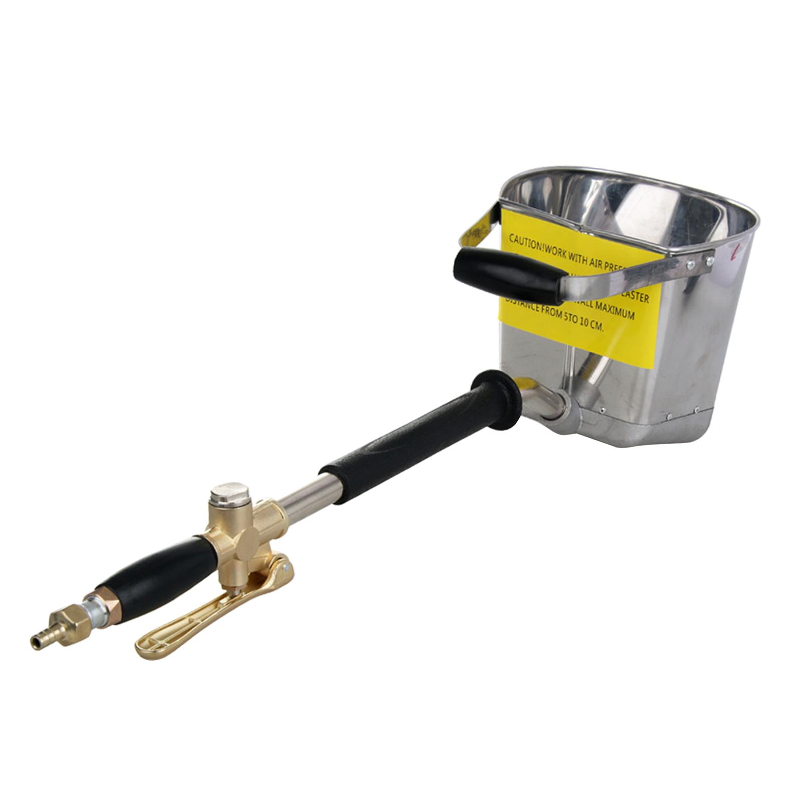 Mortar Sprayer Stucco Shovel Hopper Wall Plaster Sprayer 4 Jet Cement Mortar Spray Gun for Wall Painting Water Mud Cement Stucco