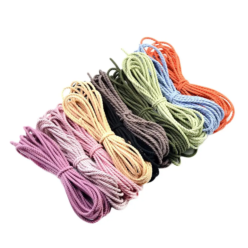 10Color Elastic Cord 2.8mm for Jewelry Making Crafts, Hair Ties And Home Uses