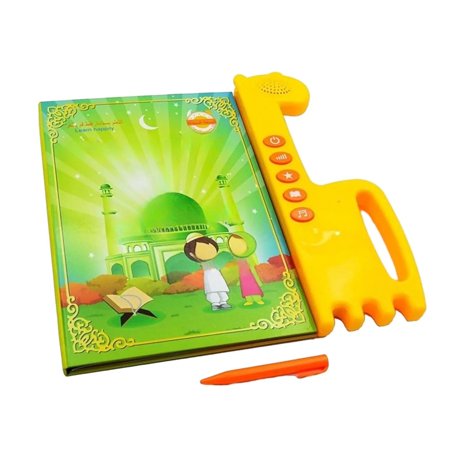 Arabic Learning Book Learning Toy Arabic Word Learning Teaching Aids Portable Audio Book Educational Toy for Children Kids Boys