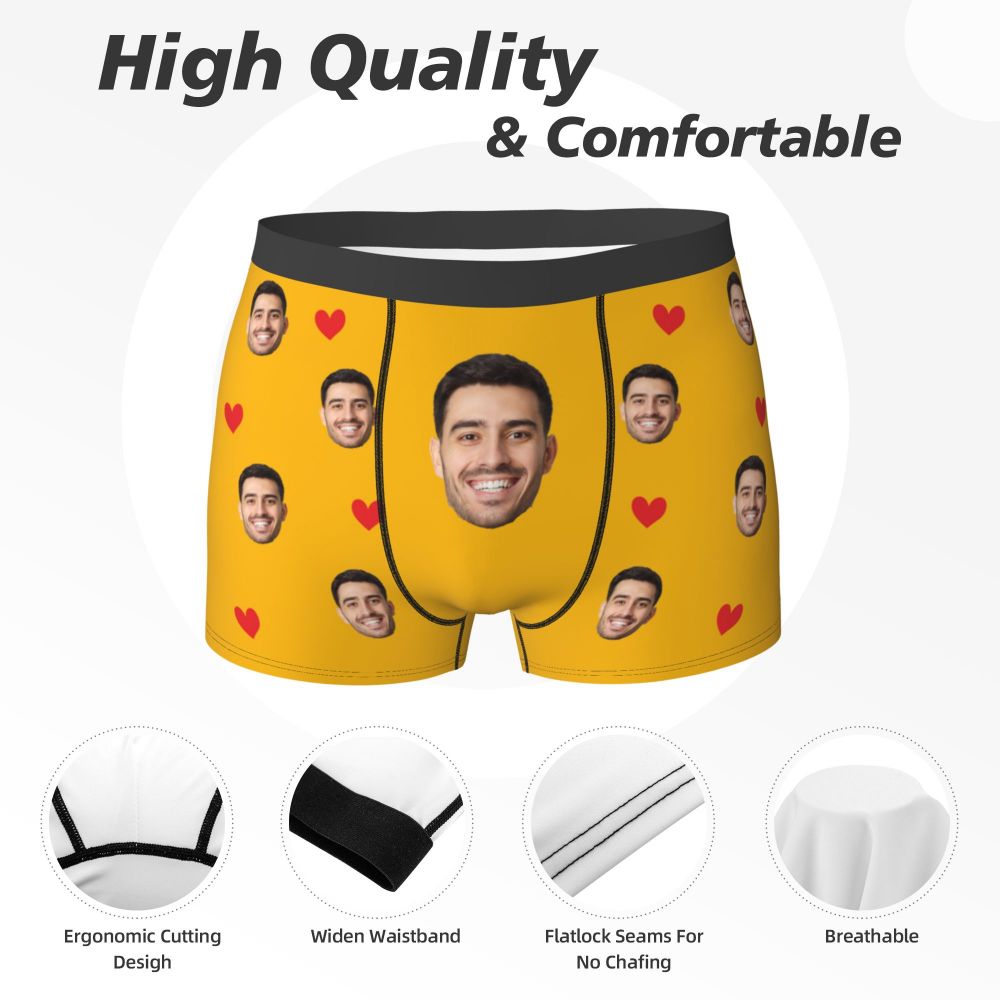 Title 59, Cuecas boxer personalizadas para homens, presen...