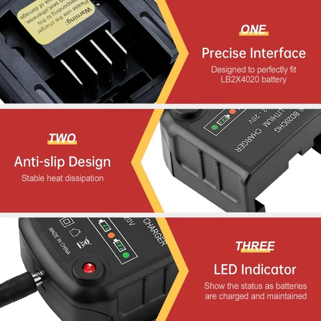 Li-ion Battery Charger For Black&decker 10.8v 14.4v 18v 20v Serise Lbxr20  Electric Drill Screwdriver Tool Battery Accessory - Chargers - AliExpress