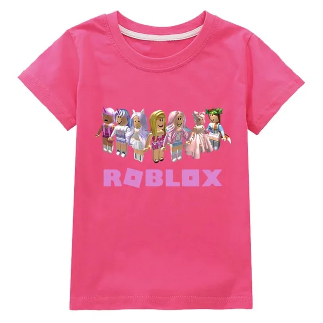 ROBLOX Virtual World T-shirt Summer Game Peripheral Male Teenager Trend  Children Short-sleeved Round Neck Anime Girls Kids Boys - AliExpress