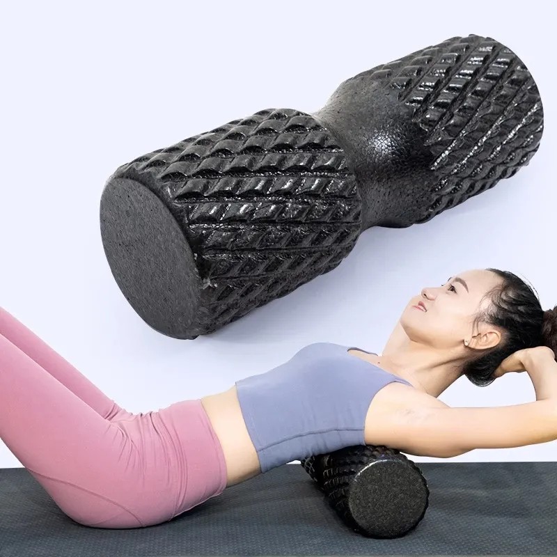 Description Picture 2 of item42cm EPP Diamond Fitness Yoga Column Foam Roller Pilates Gym Exercise Back Leg Arm Muscle Relaxer Massage Yoga Block Accessories