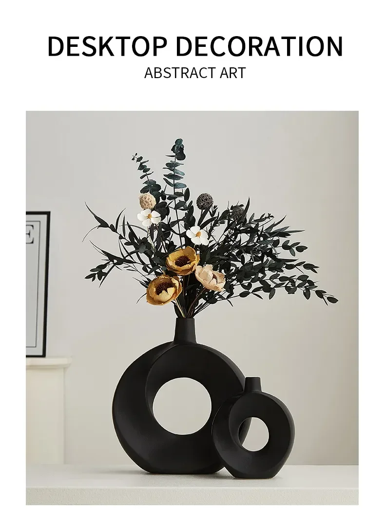 Creative Circular Hole Vase