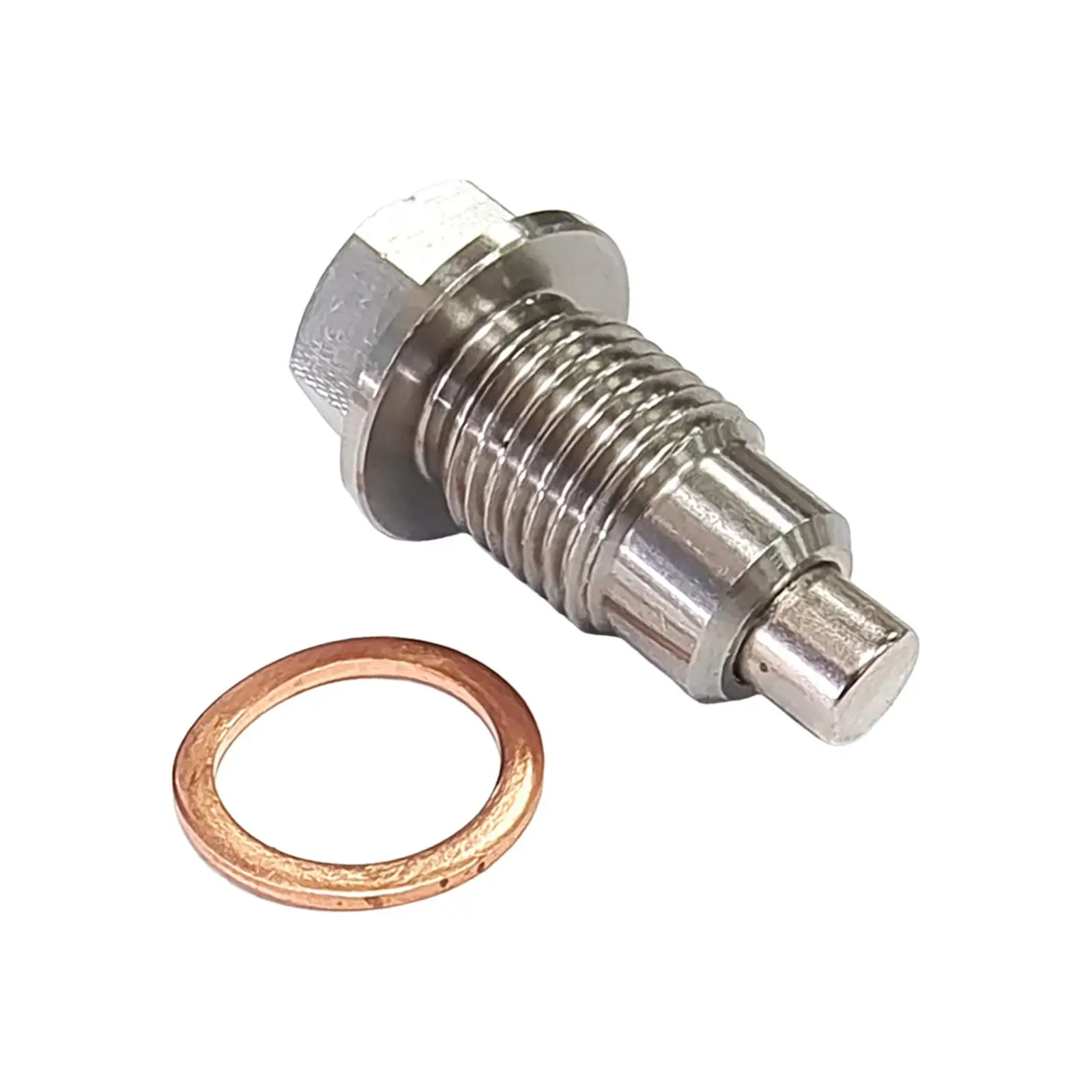 Oil Drain Plug M12x1.25 with Cooper Washer Heavy Duty Neodymium Magnet Bolt