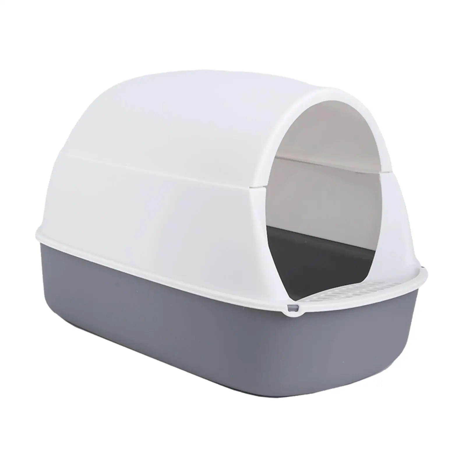 Hooded Cat Litter Box with Lid Detachable Pet Supplies Durable for Indoor Cats Large Cat Potty Cat Litter Tray Cat Toilet