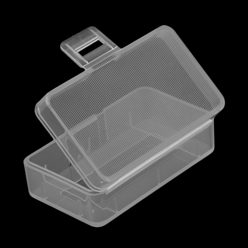 Mini transparent für Koffer halter Aufbewahrung sbox für 1x9V Batterie oder 2x aa Batterie – Detail 4