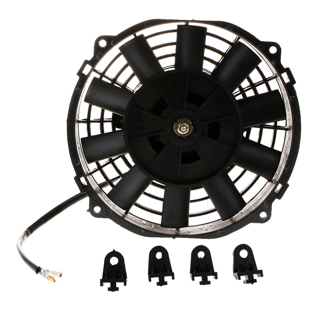 8`` Car Motorcycle Electric Radiator Cooling Fan Heat Dissipation 80W 12V